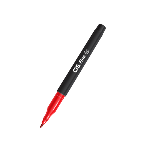 Caneta Ponta Porosa Fine Vermelha - Cis