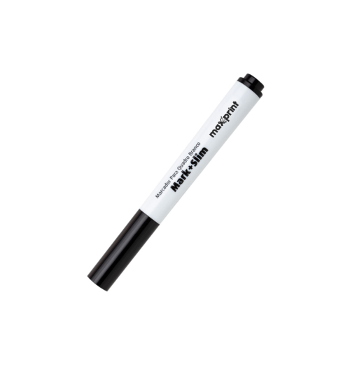 Marcador Quadro Branco Slim Preto - Maxprint