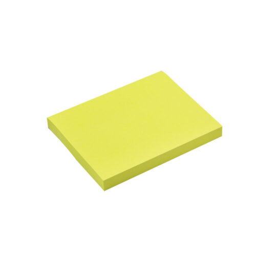 Bloco Adesivo Amarelo Neon 76x102 100 Folhas - Maxprint