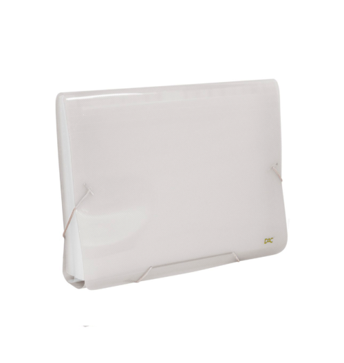 Pasta Sanfonada A4 31 Divisões Transparente Line - DAC