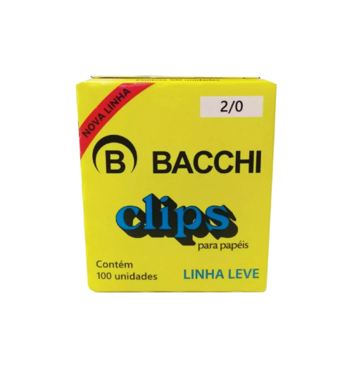 Clips Galvanizado 2/0 LL com 100 unid. - Bacchi
